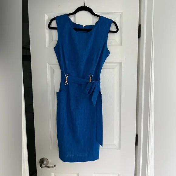 ellen tracy blue dress Blue Paisley Nightgown main image 1